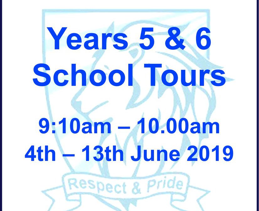 Year 5 and 6 School Tours